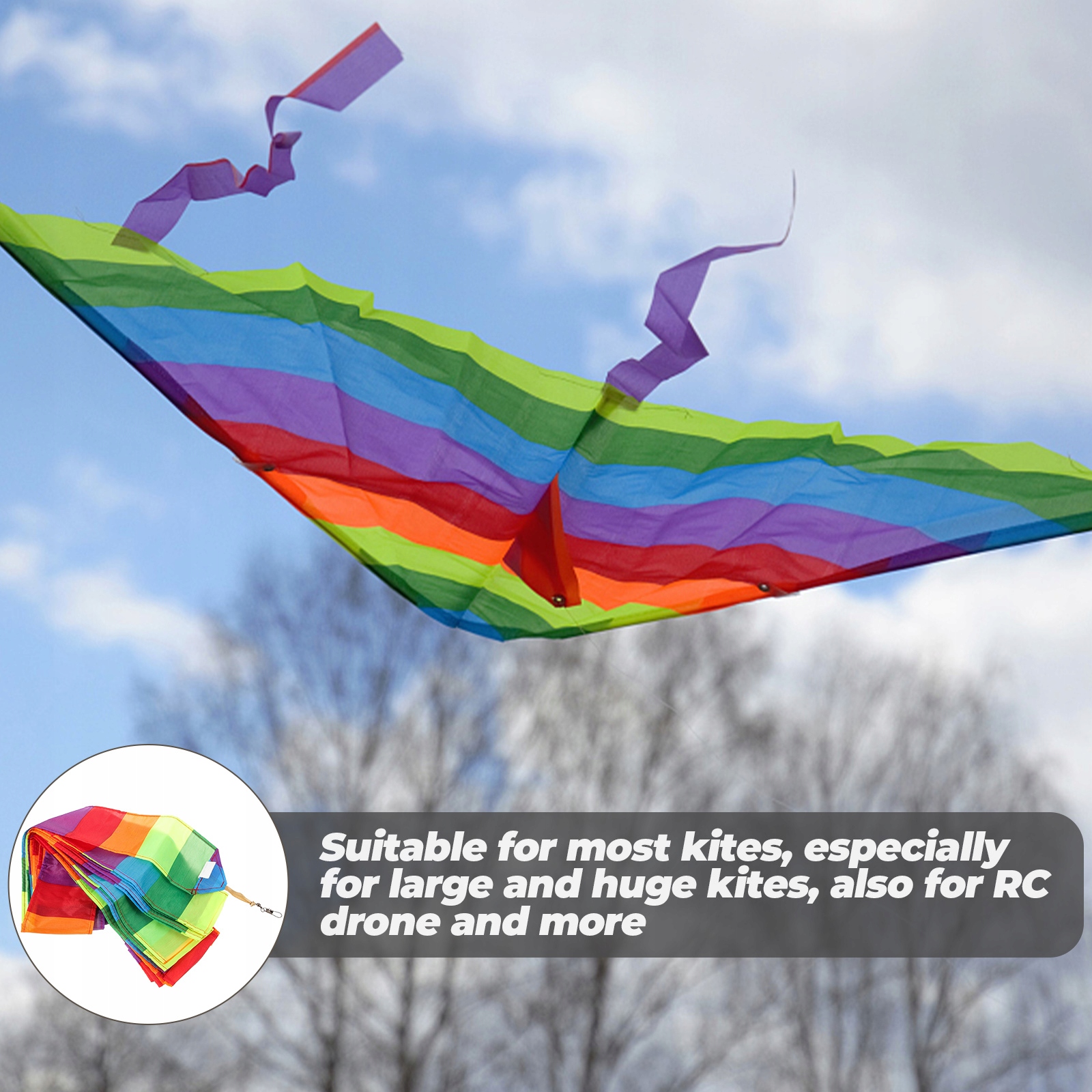 RAINBOW STREAMERS LAMPA ZEWNĘTRZNA WINDSOCK Model 49385208
