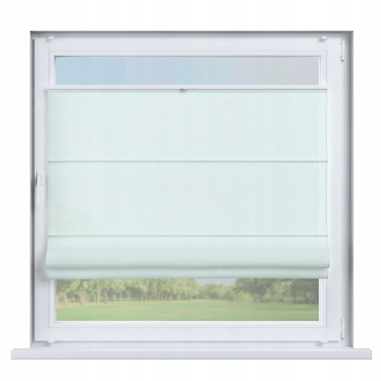 Dekoria Plisovaná rímska roleta Sicília 120x150, odtiene zelenej