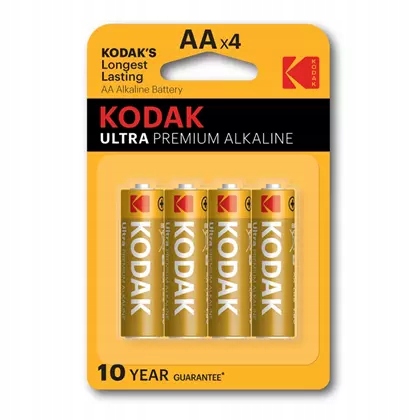 

Bateria Alkaliczna Ultra Aa 1.5V Kodak 4 szt.
