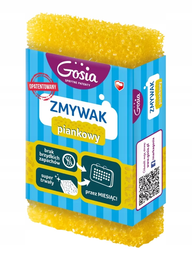 Gosia Pěnový mycí stroj Houbička vydrží 1 měsíc a nemá ošklivý zápach