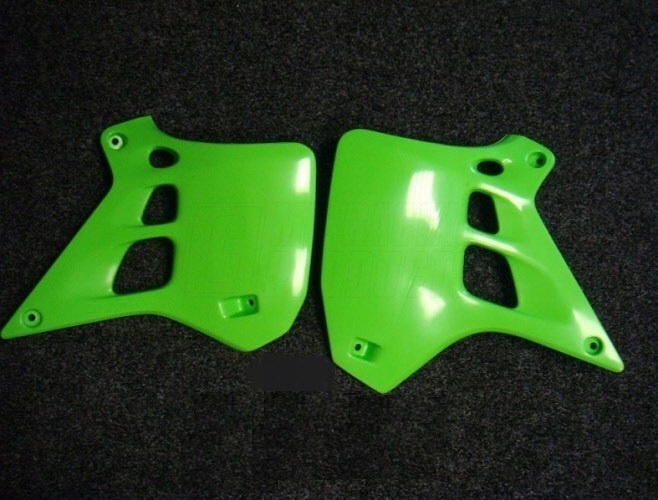123KA02729026 - НЛО РЕШЕТКА РАДИАТОРА ДЛЯ KAWASAKI KX 250 90-91 ЗЕЛЕНЫЙ