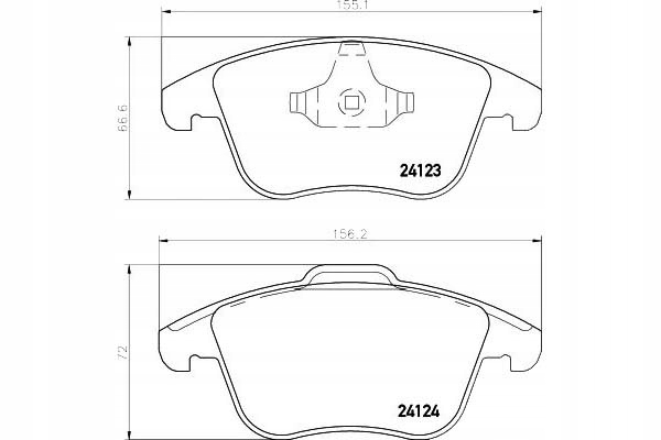 Textar Brzdové Destičky Ford Přední MONDEO/GALAXY/V70/S8 Asistent řidiče #28
