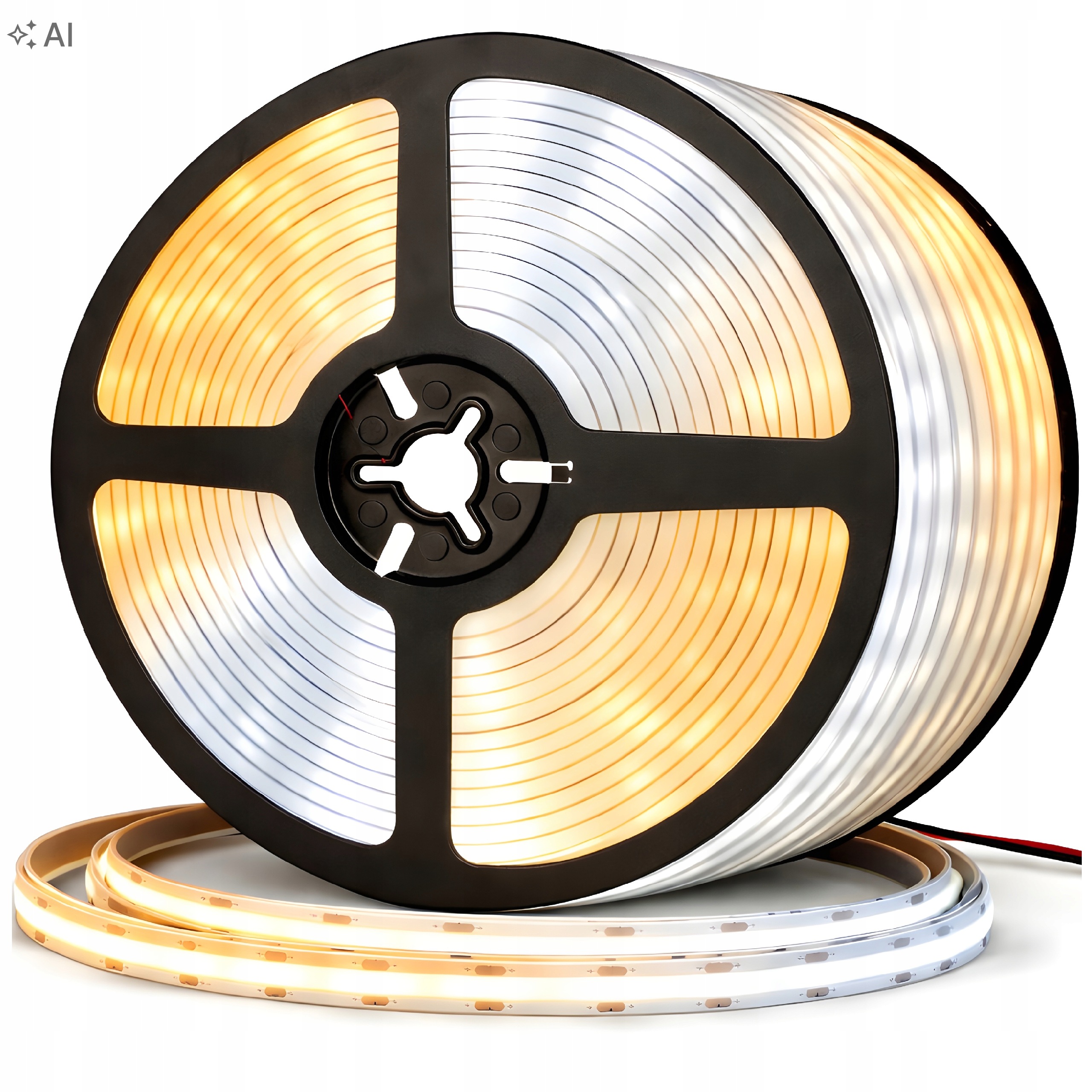 Led páska Cct 24V Cob 50 m 608 diód 22W/m 2420lm/m teplá, neutrálna, studená