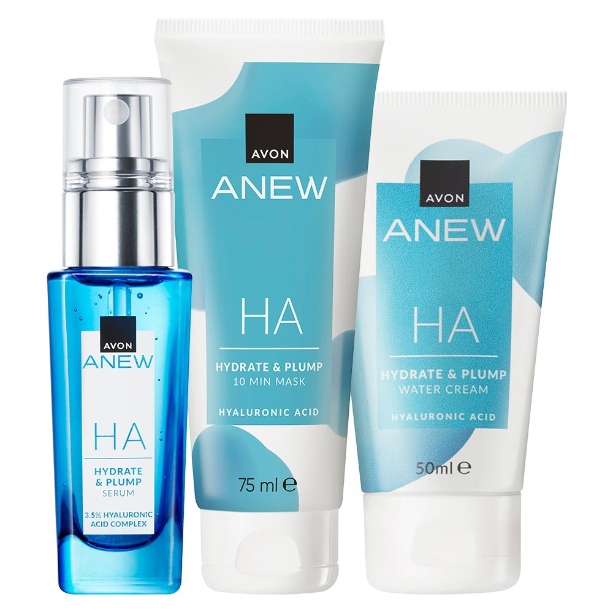 Avon Sada zpevňujících kosmetických přípravků Anew Ha sérum krém maska