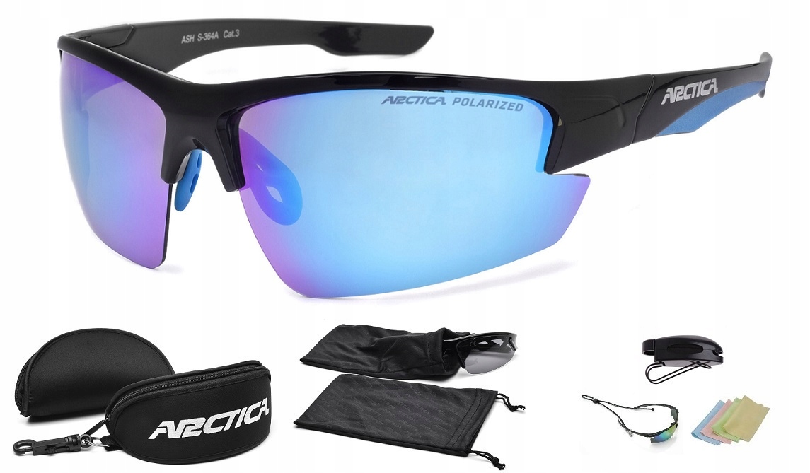 Polarizační Cyklistické Brýle Zrcadlovky Arctica S-364A Filtry UV400