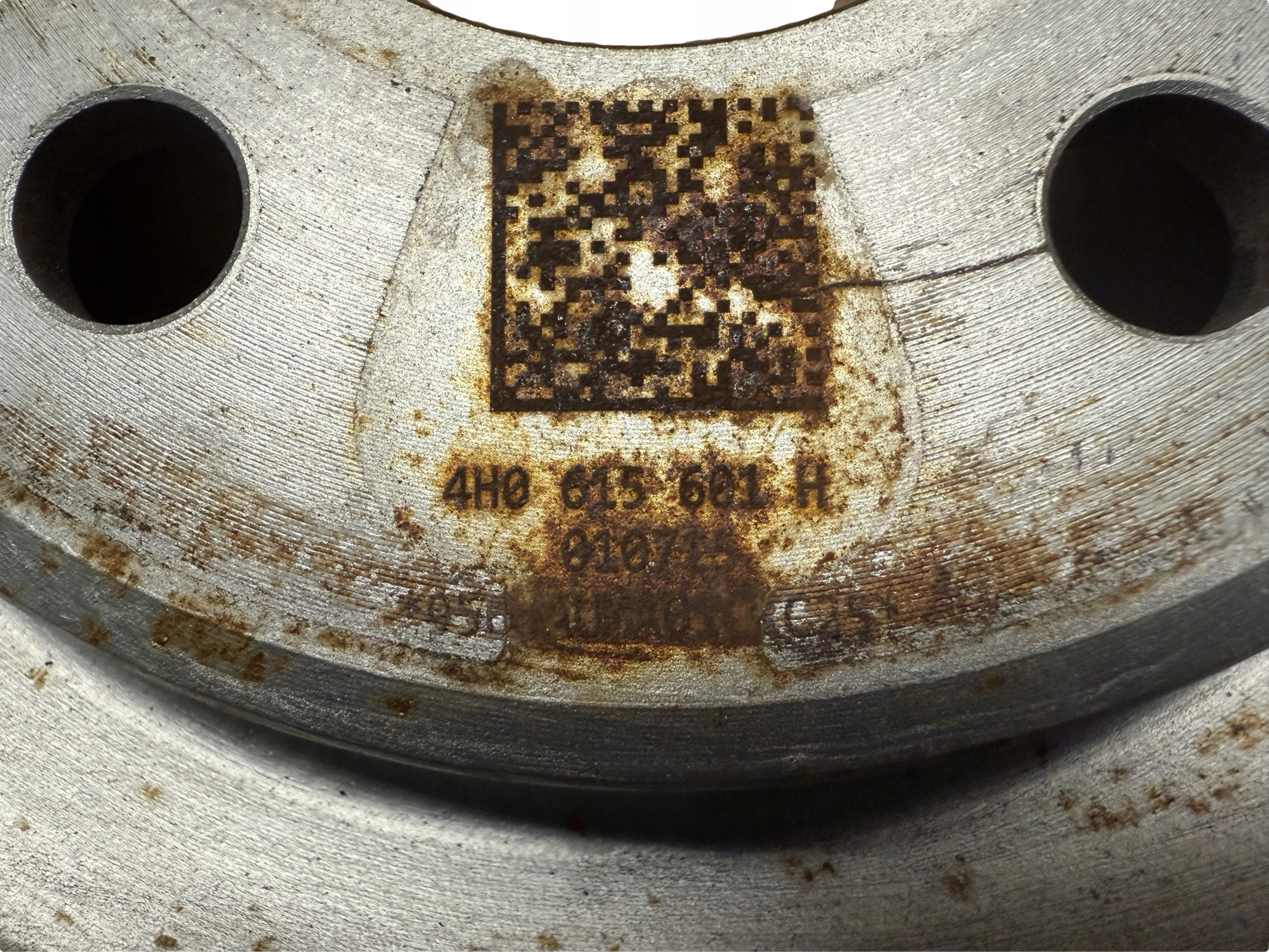 AUDI A6 A7 4G C7 discs plates rear part 4H0615601H