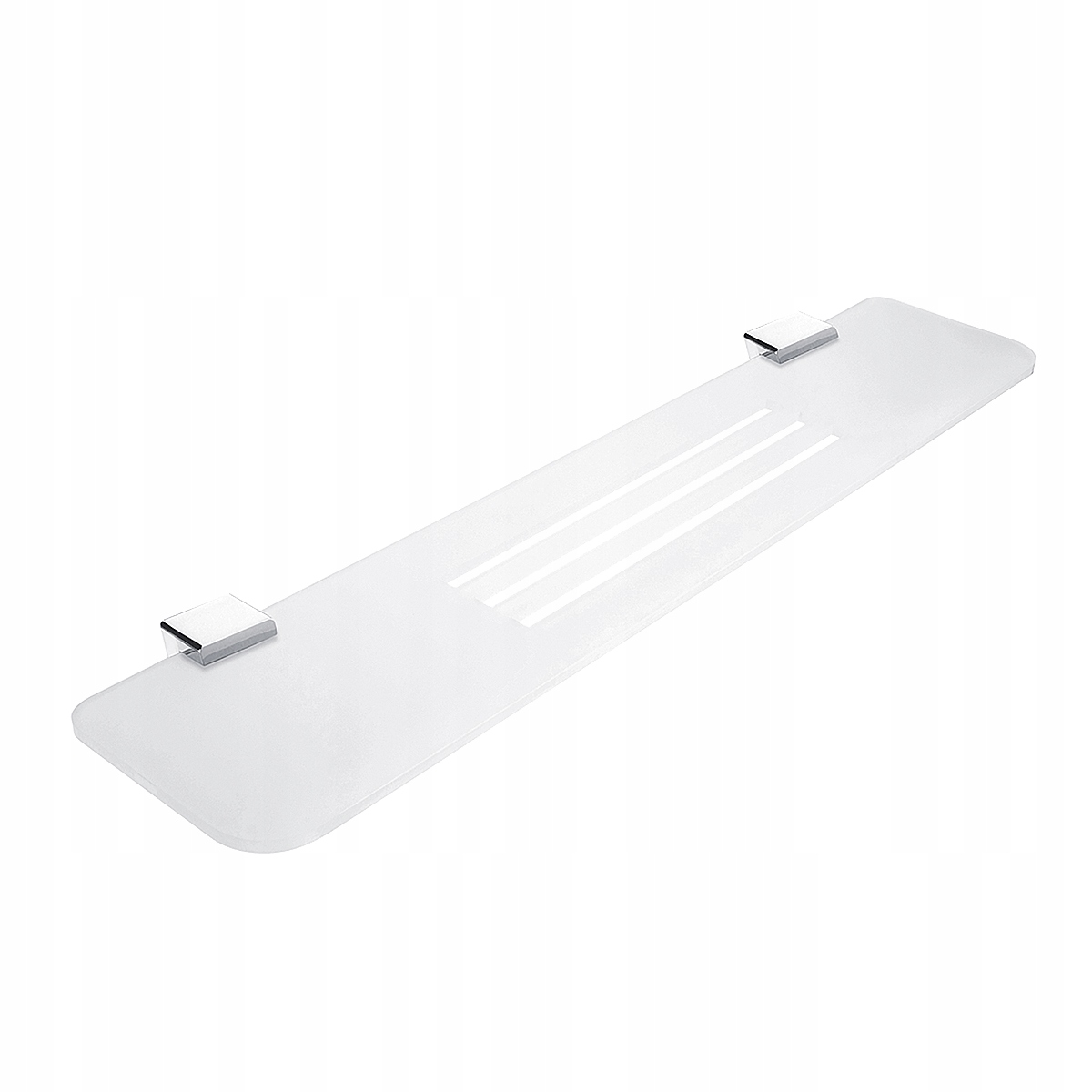 Nimco Kibo police do kúpeľne s otvormi, biela mat, 60 cm Ki X360-26