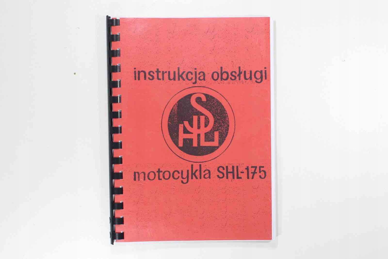 KATALOG INSTRUKCJA OBSŁUGI SHL 175