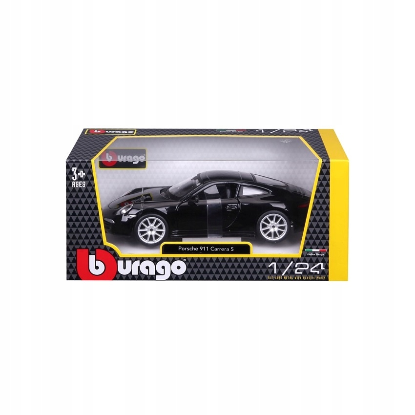 Porsche 911 Carrera S 1:24 model Bburago 18-21065 Efekty brak