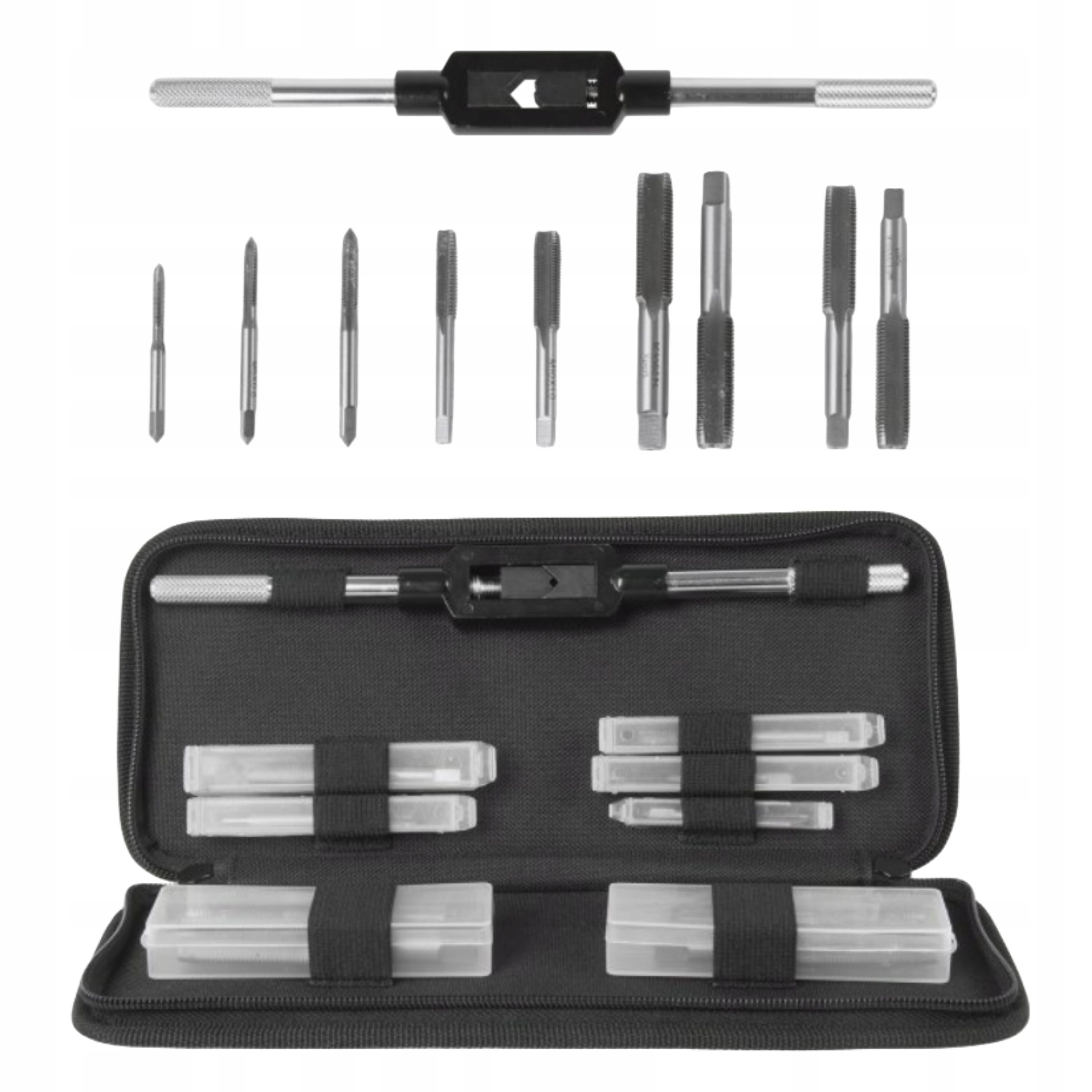 Sada Závitníků Pro Kolo M4 M5 M6 M8 M10 9/16 1/2 Pouzdro