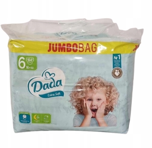 Подгузники Dada Extra Soft размер 6 84 шт.