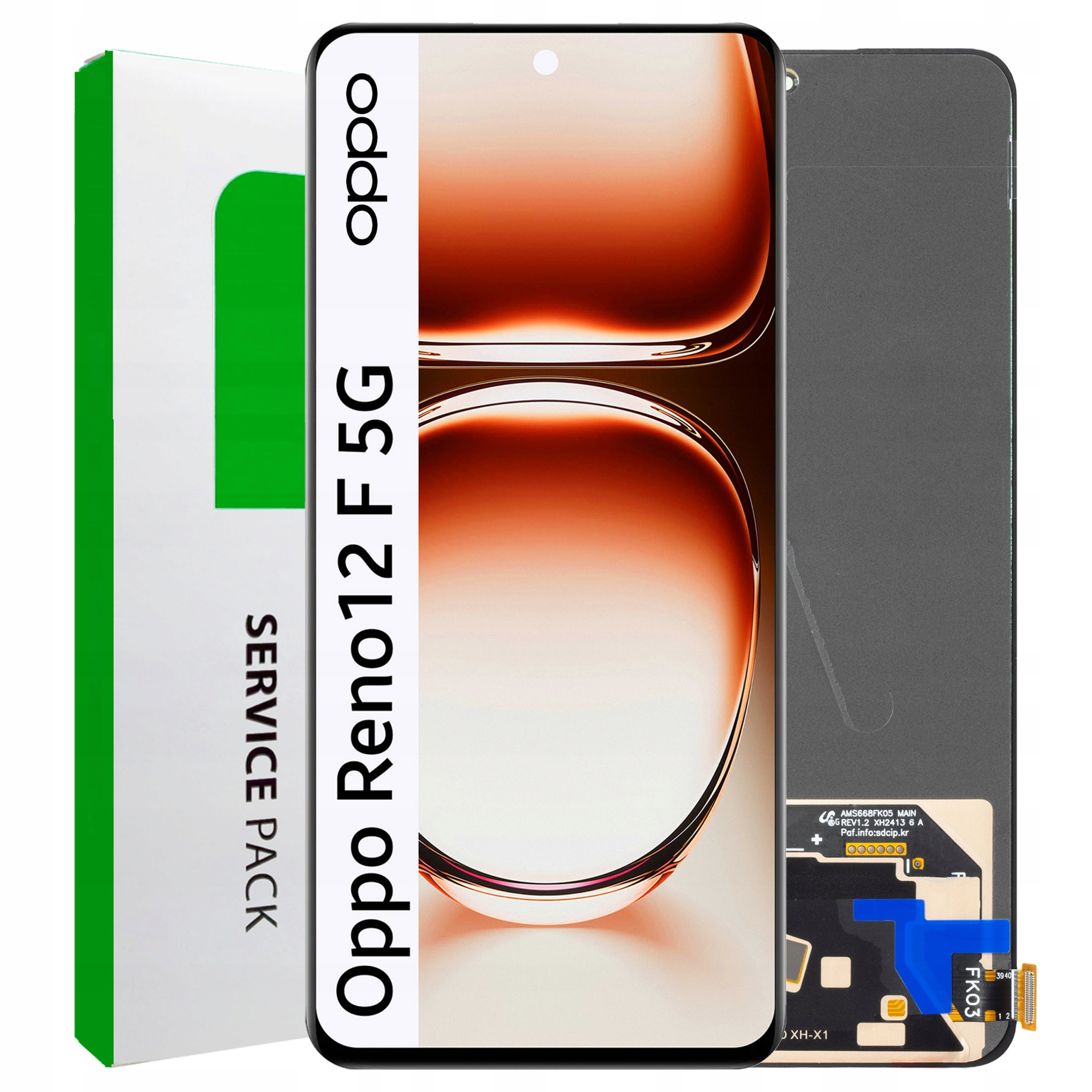 Amoled displej pro Oppo Reno12 F 5G Displej Dotyk Originál Zila