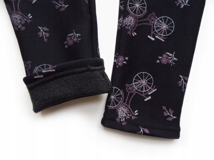 

Legginsy Na Futerku Rower Z Kwiatami 98/104