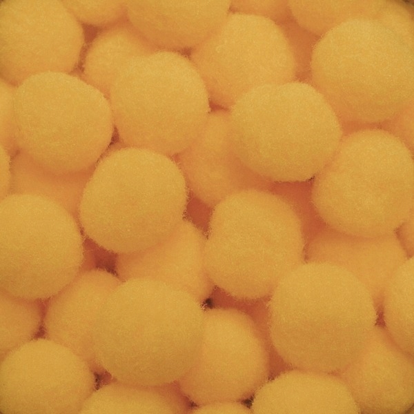 Páska s bambulemi 18mm/25m žlutá 115 PA-18