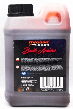 Zaleva Massive Baits Bulk Amino Bolsena Squid 1L