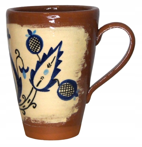 Hrnek Ručně Malovaný Soustružený Ruční Práce Velký