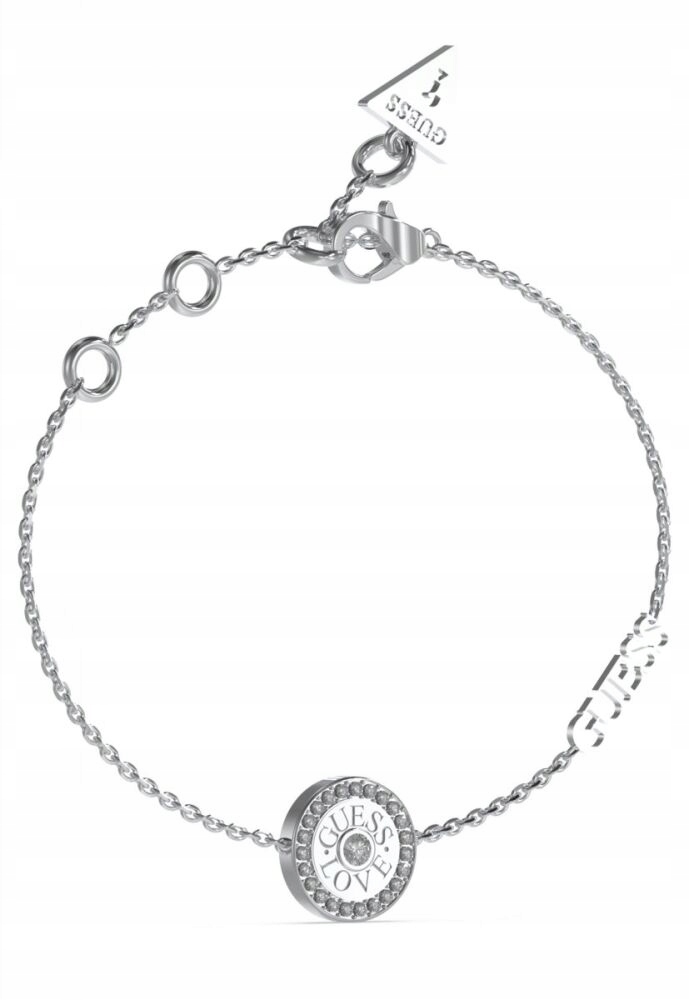 Stříbrný náramek Guess jako dárek JUBB04082JW-RH-S