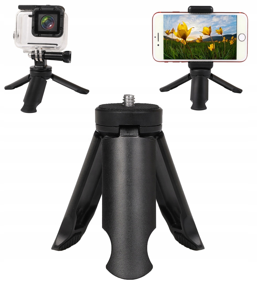 STATYW STOŁOWY TRIPOD APARATU FOTOGRAFICZNEGO KAMERY LEKKI