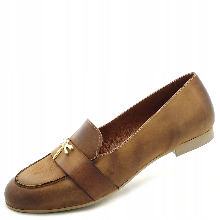 

Loafersy baleriny Skórzane Dolce Pietro 3002