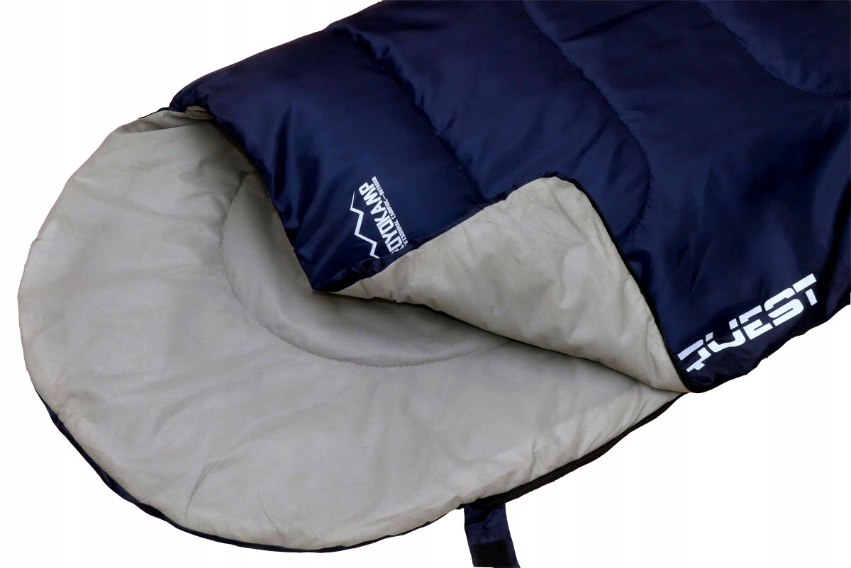 MUMIA CIEPŁY ŚPIWÓR TURYSTYCZNY |KAPTUR|KOMPRESJA Model Quest