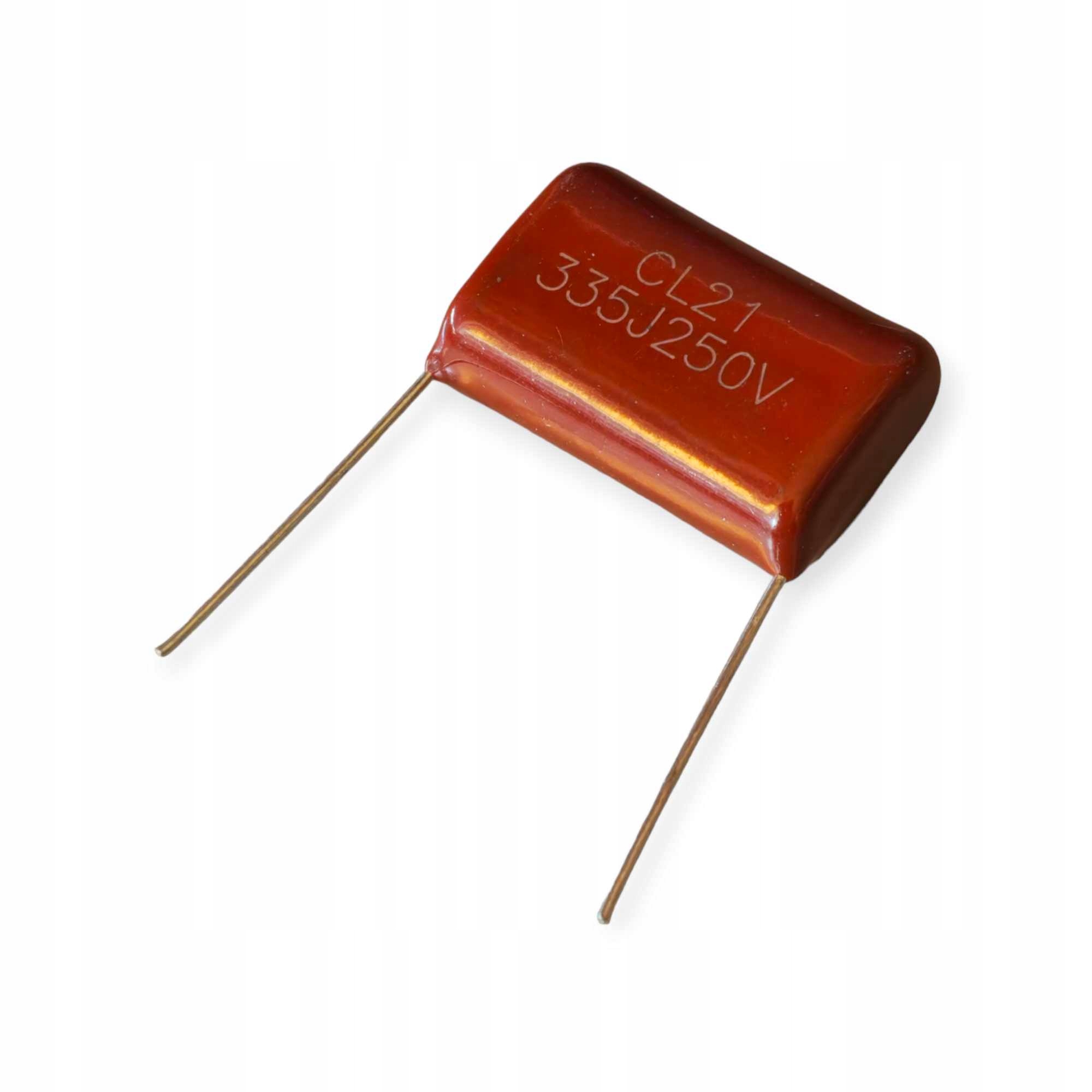 Kondensator 3,3uF 250VDC 27,5mm ±10% x10szt