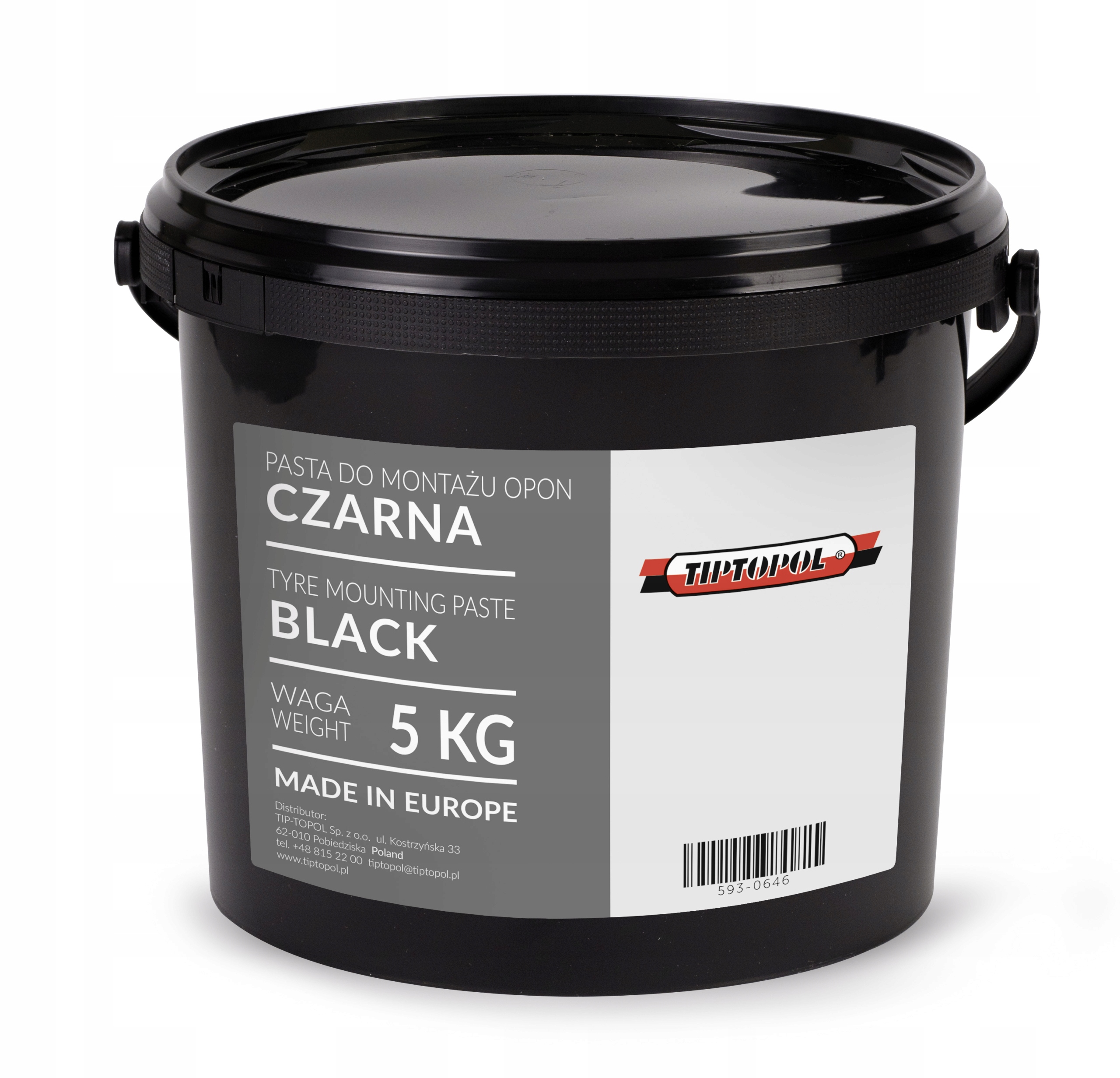 

Niemiecka Pasta Montażowa Maść do Opon Czarna 5kg