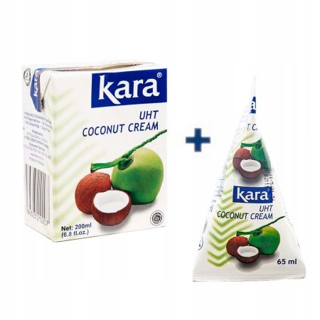 

Kara Krem kokosowy 24-26% Uht Zestaw 200 ml +65 ml
