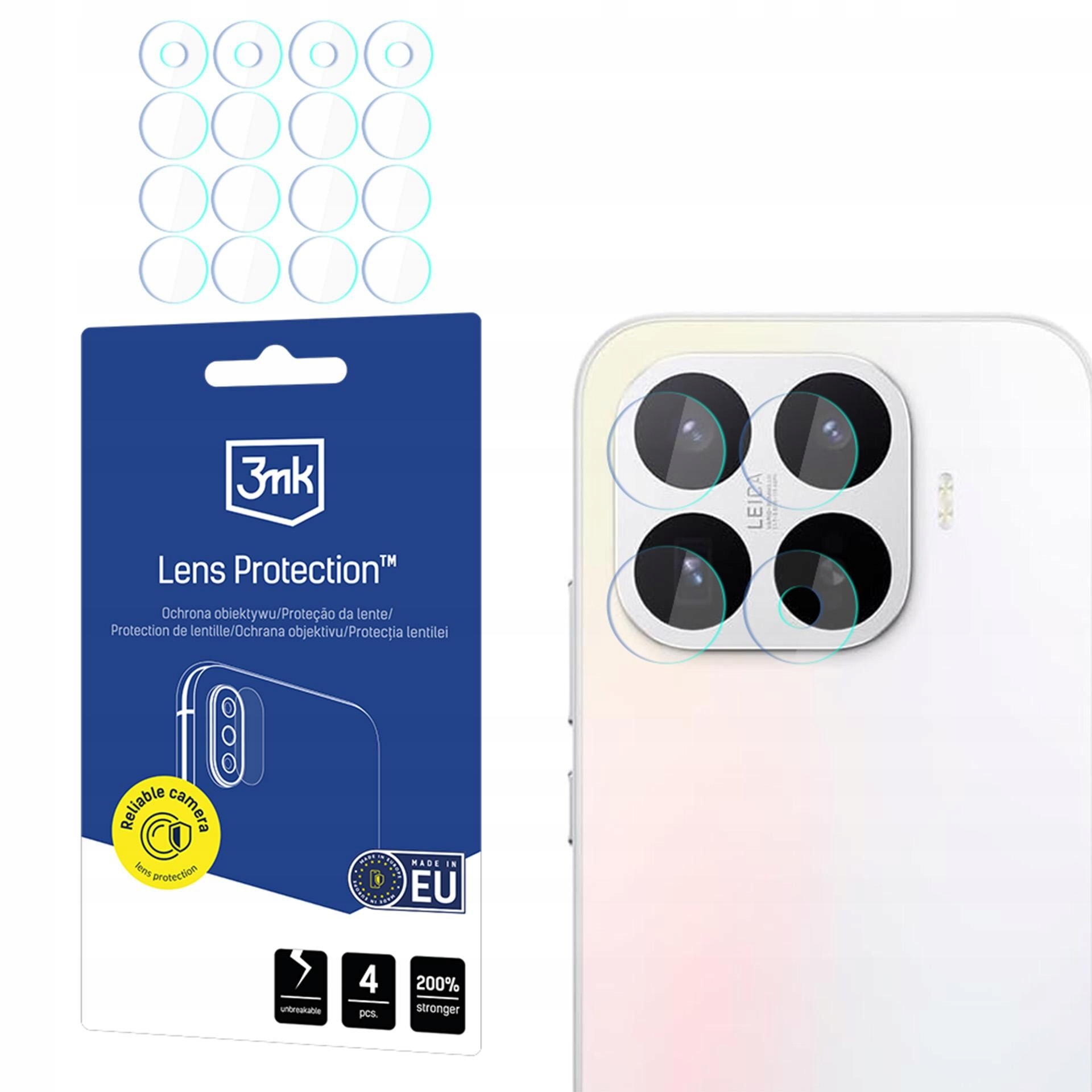 4x Szkło na obiektyw aparatu do Xiaomi 17T 3mk Lens Protection
