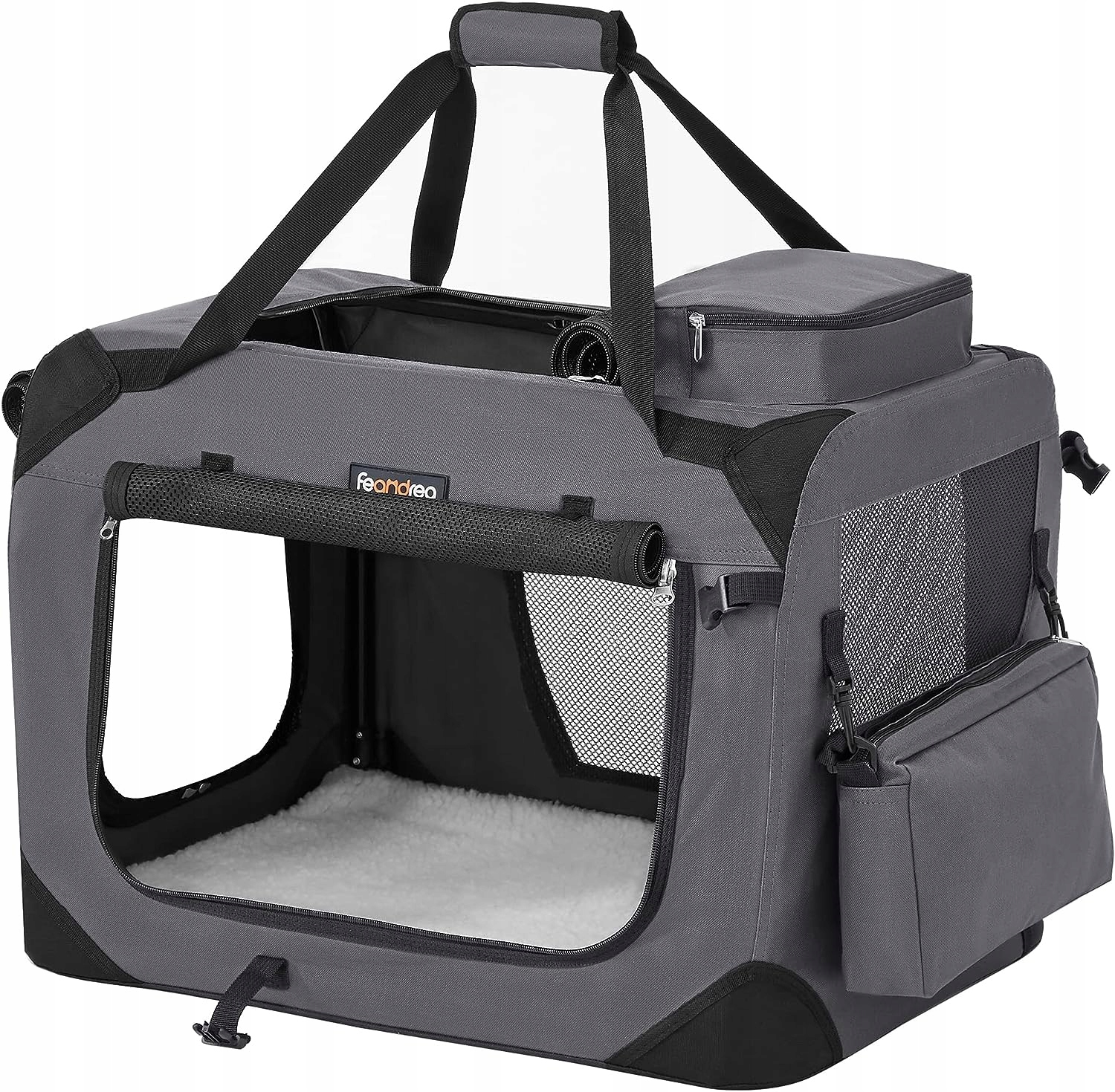 Levně Přenosná taška pro psa Lowandra šedá