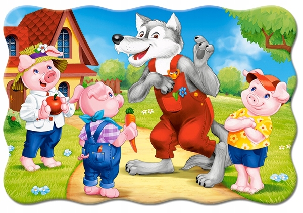 

Puzzle Maxi 20 Zwierzęta Wilk Bajka 4+ Castor