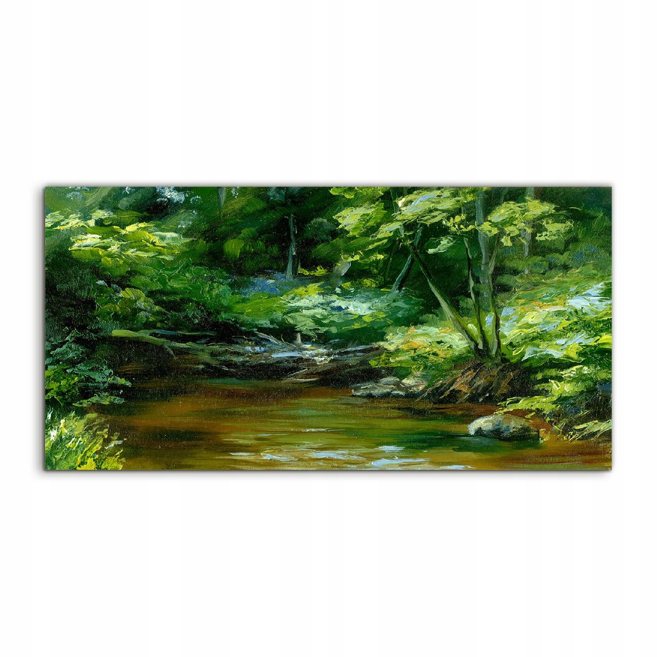 

Obraz akryl 100x50 z nadrukiem Rzeka Las Krajobraz