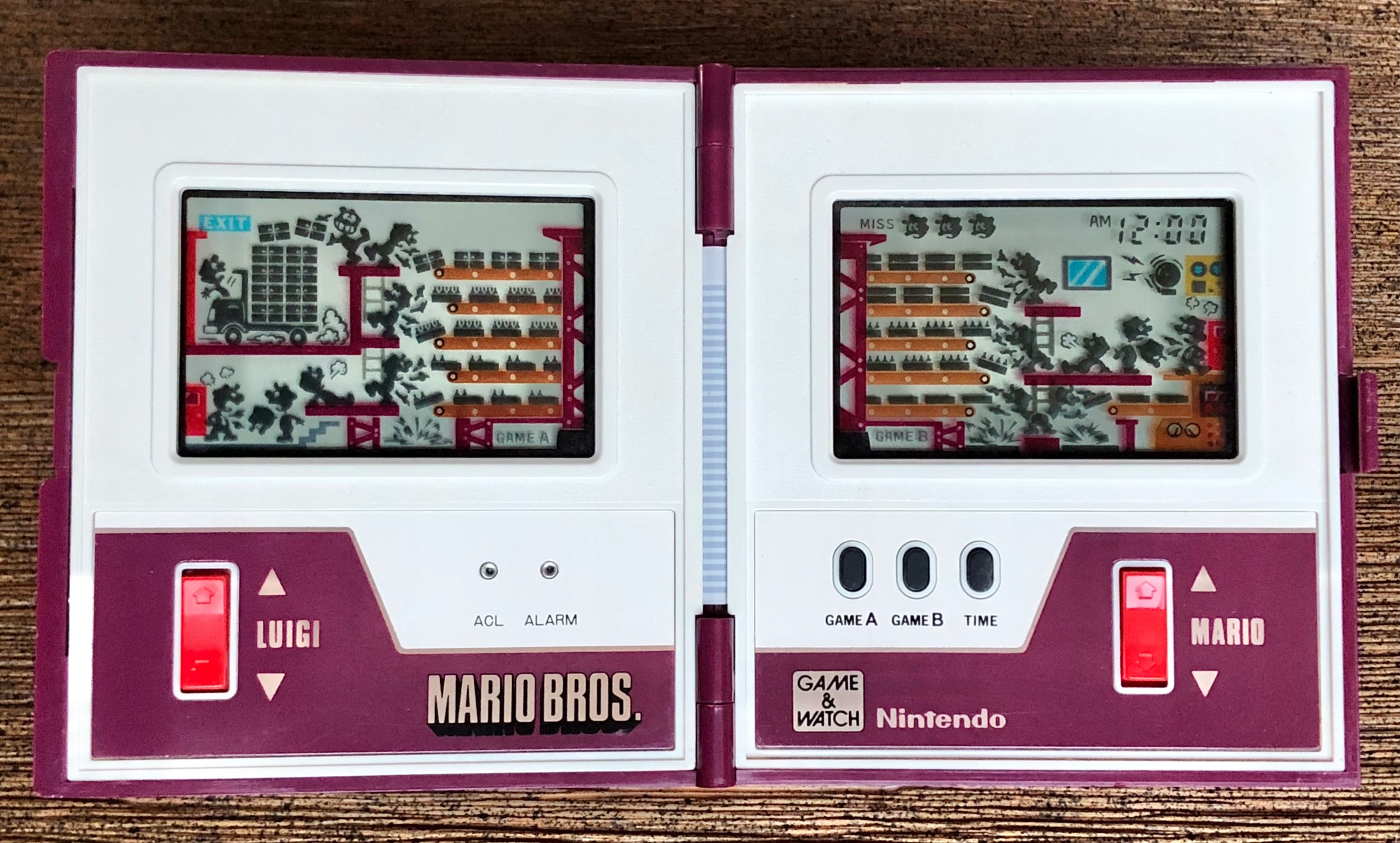 MARIO BROS. Game & Watch NINTENDO gra RETRO 1983 LCD Multi Screen vintage ! Model MARIO BROS.
