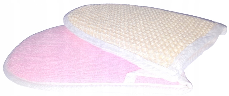 Gąbka Rękawica do KĄPIELI Masażu SIZAL Dwustronna Marka Alm Cosmetics