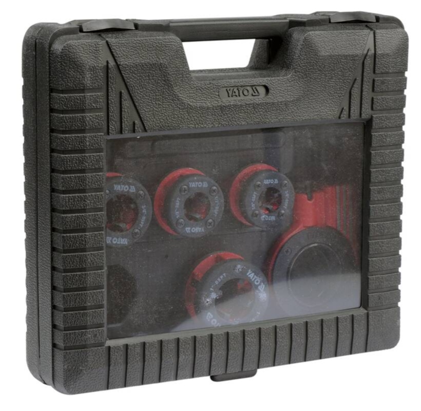 YATO YT-29001 GWINTOWNICA RĘCZNA DO RUR GŁOWICE NARZYNKI 3/8" 1/2" 3/4" 1" Marka Yato