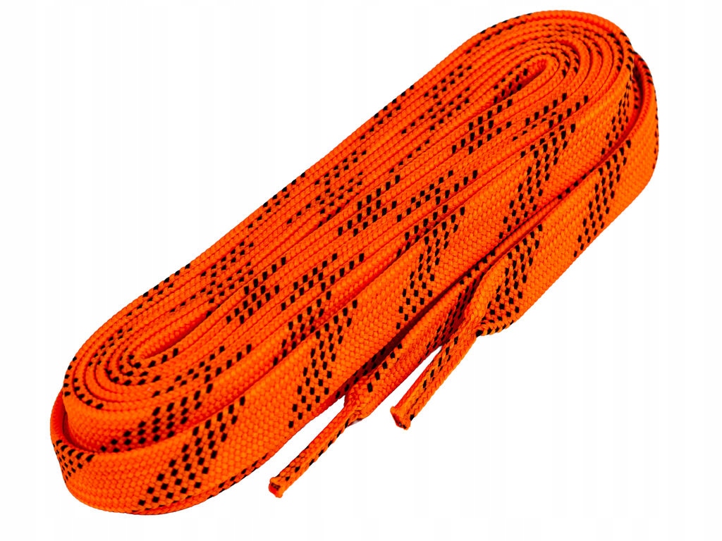 Sznurówki do rolek Powerslide Waxed Pro Laces woskowane neonorange 140cm