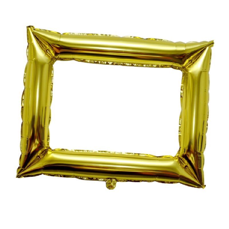 

Balon Ramka do Zdjęć Selfie fotobudka Złoty 83cm