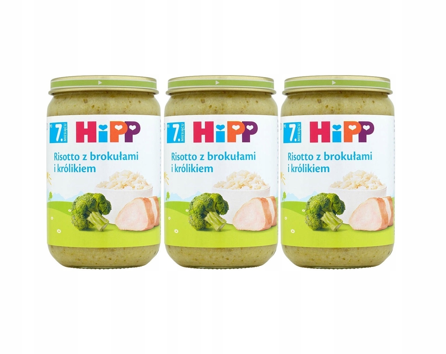 HiPP Risotto z brokułami i królikiem 3x220g