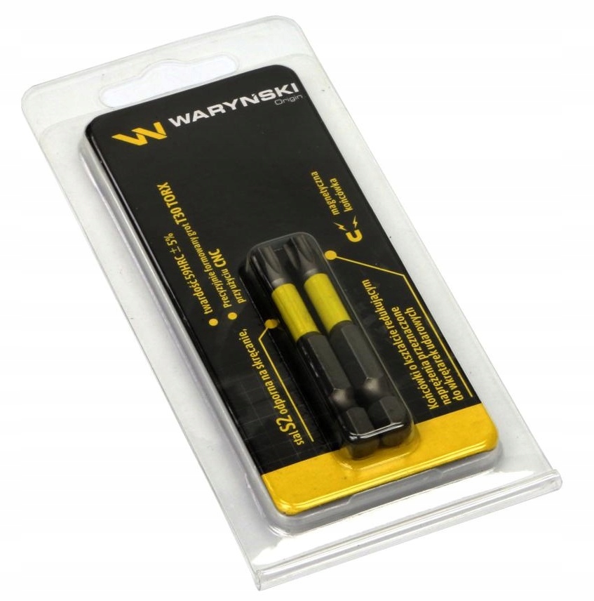 Końcówki wkrętakowe UDAROWE T30 50mm 2x WARYŃSKI