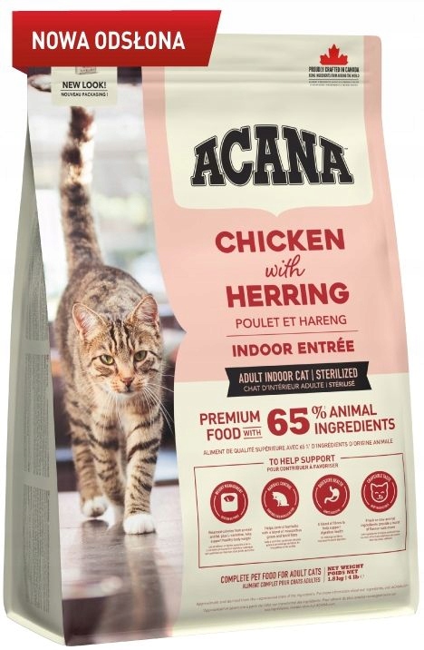Acana Indoor Entrée Cat 1,8kg indyk sucha karma dla kota