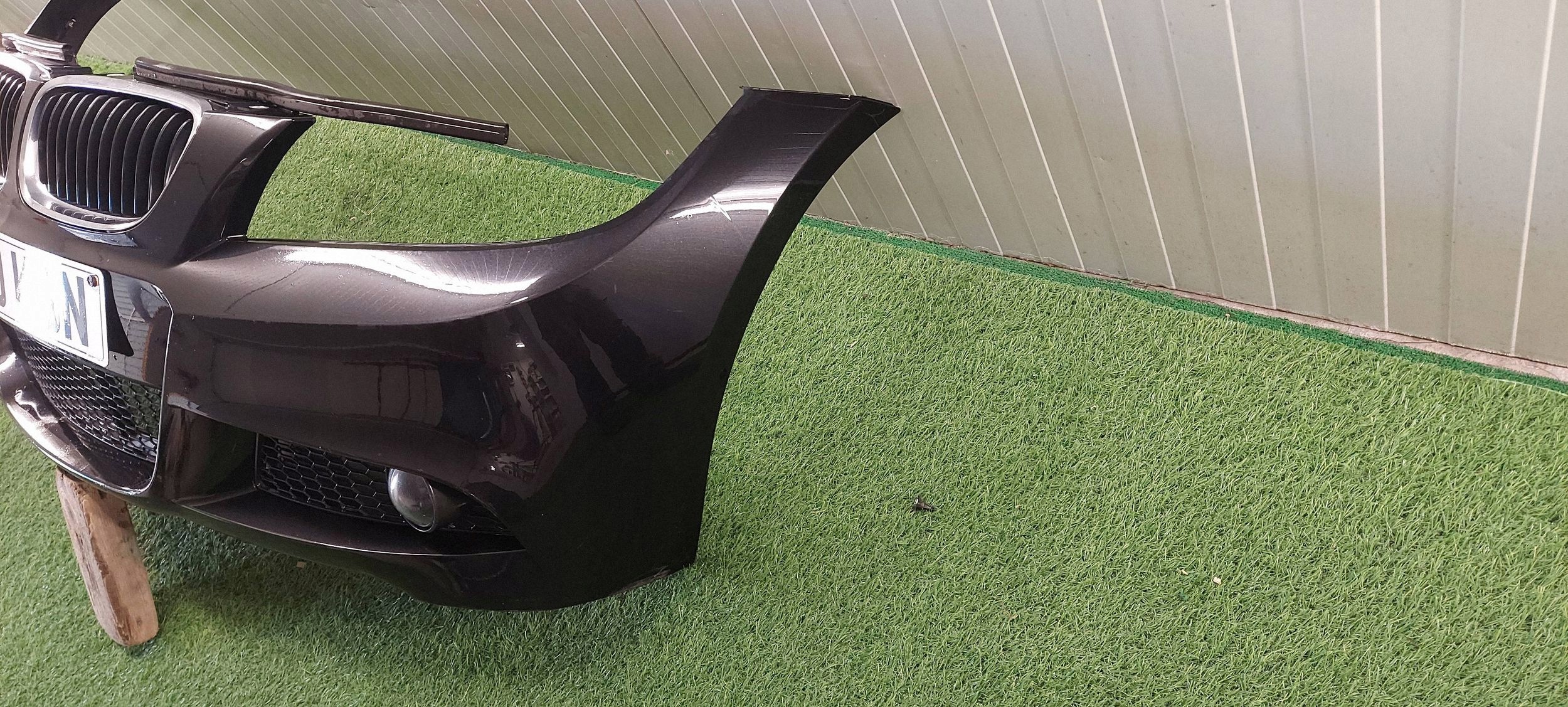 bumper front BMW 3 E90 E91 LCI LIFT m-packet 08-12 LAK: 475 BLACK SAPHIRE