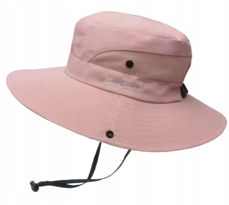 KAPELUSZ DAMSKI LETNI PRZECIWSŁONECZNY Z MIEJSCEM NA KUCYK KITKĘ CZAPKA Wzór dominujący bez wzoru