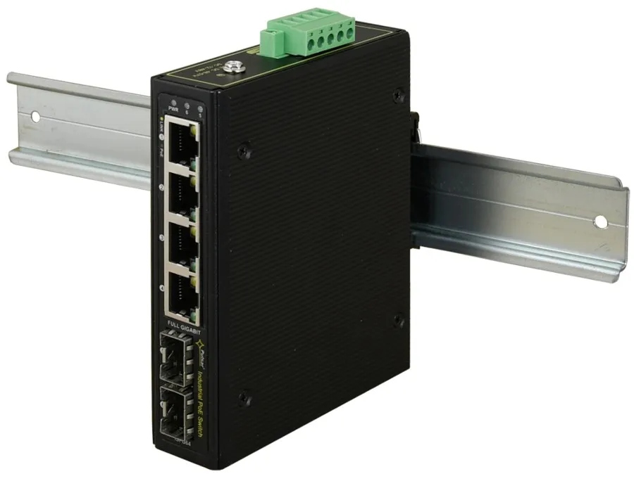 6-portový prepínač Pulsar ISFG64 4xPoE 2xSFP