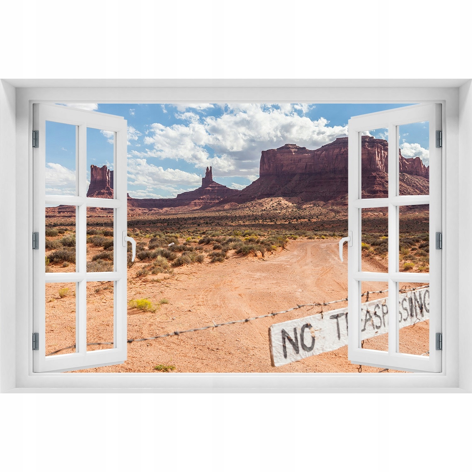 

Naklejka Fototapeta 3D Okno Arizona Usa 90x60