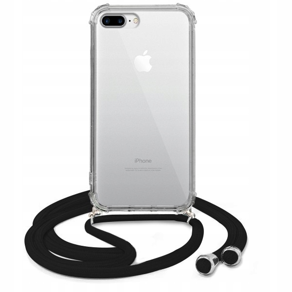 

Etui Crossbody Iphone 7 Plus Czarny Sznurek Case