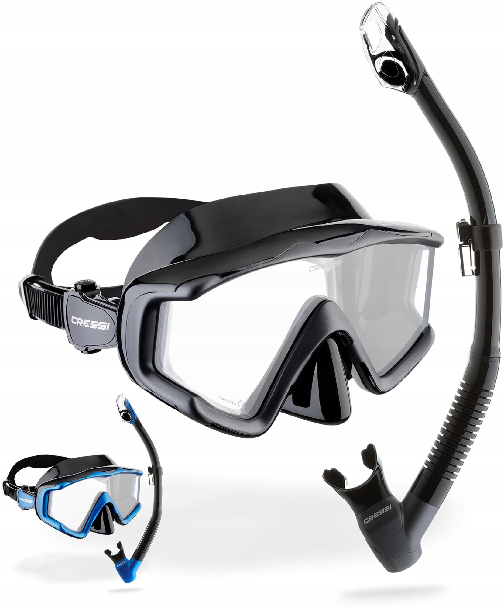 CRESSI Liberty Triside & Epsilon Dry Black/Graphite - Unisex Liberty Trisid
