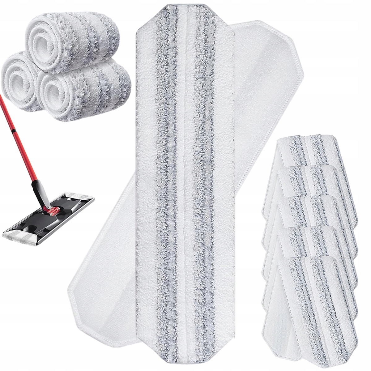 Pro O-cedar H2PRO 10 Ks Opakovaně Použitelné Vyměnitelné Mikrovláknové Vložky