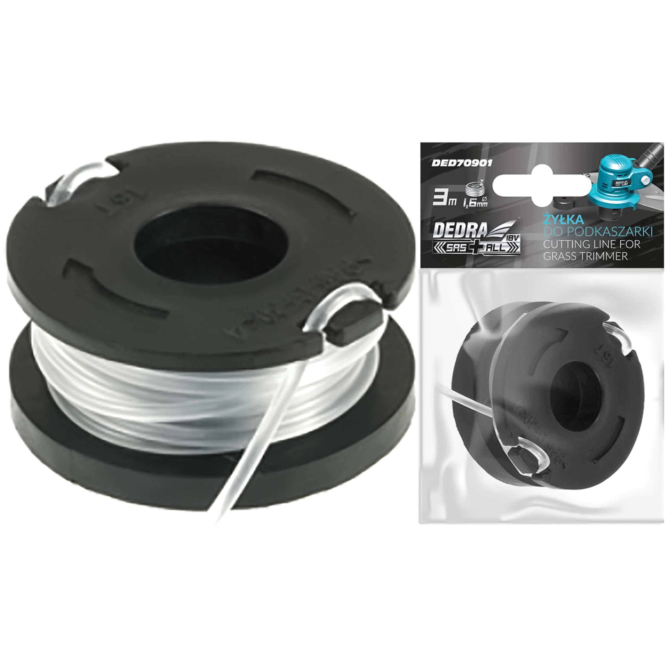 

Żyłka Podkaszarki Kosy DED7090 1,6MM Sas+all Dedra