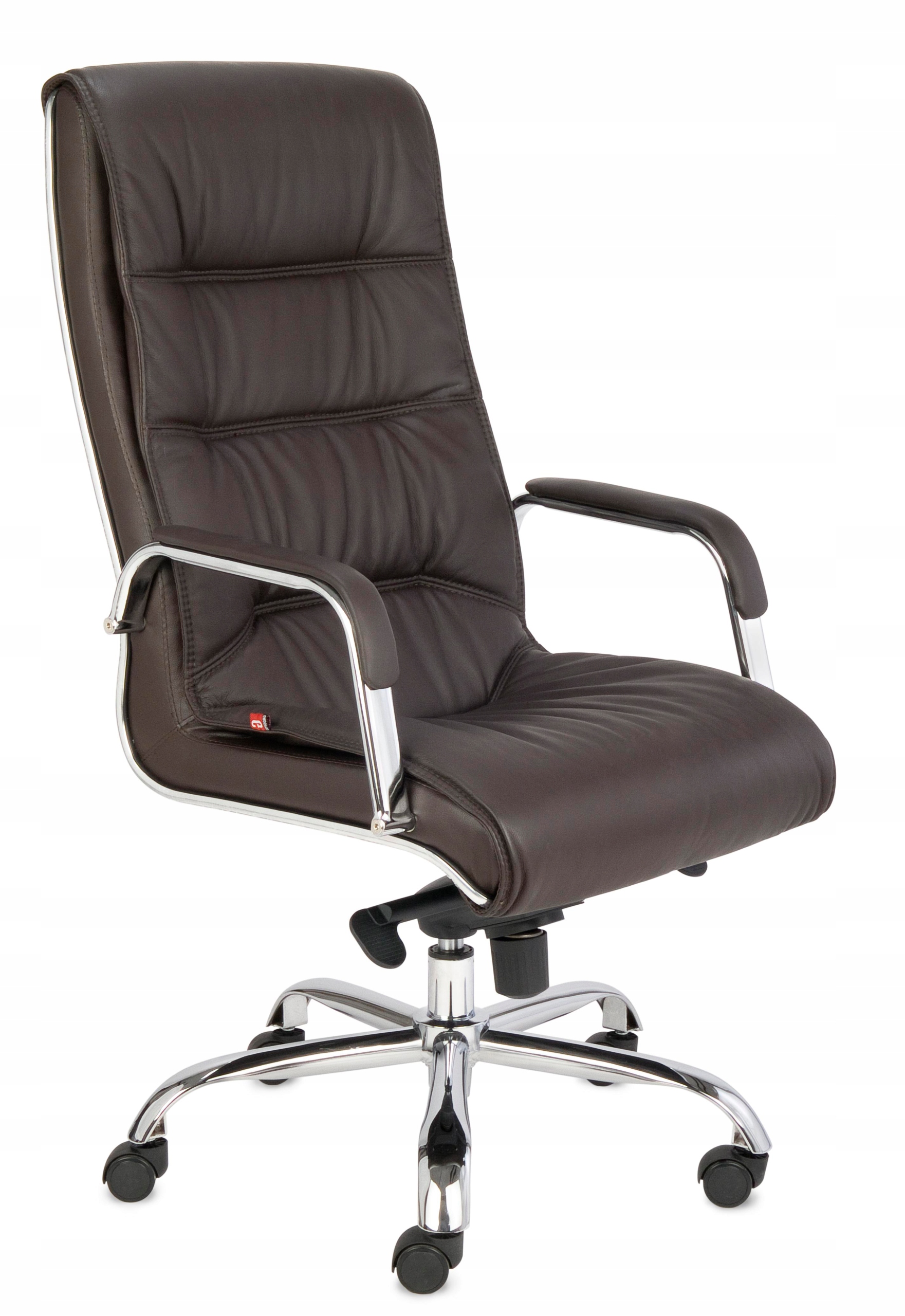 Fotel Biurowy GROSPOL Nexus SN3 Skóra brązowa