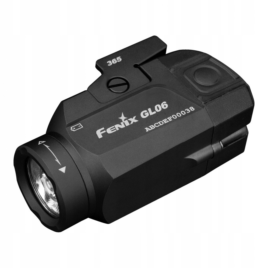 Latarka do pistoletu broni krótkiej Fenix GL06-365