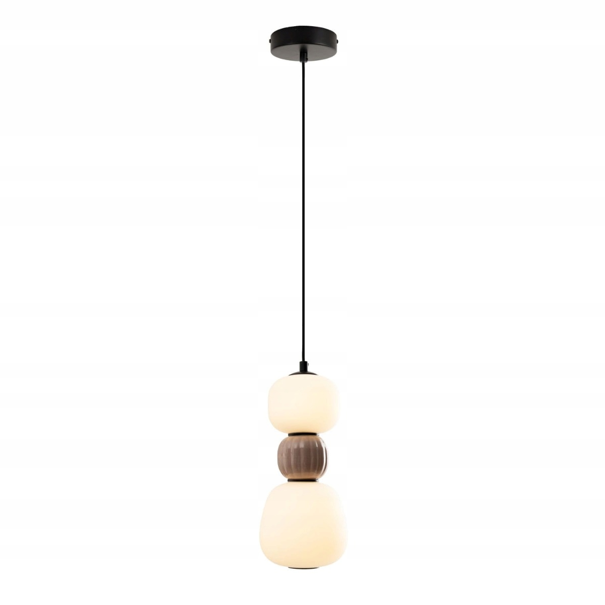 Maxlight Závěsná trojitá Led lampa 13W Cz-Bra Skleněná Modern 3000K